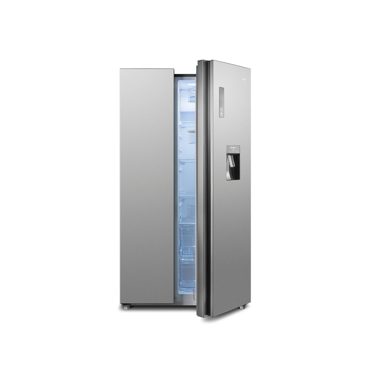 CHiQ 559L Side By Side Fridge VCM Silver CSS557NSD4E