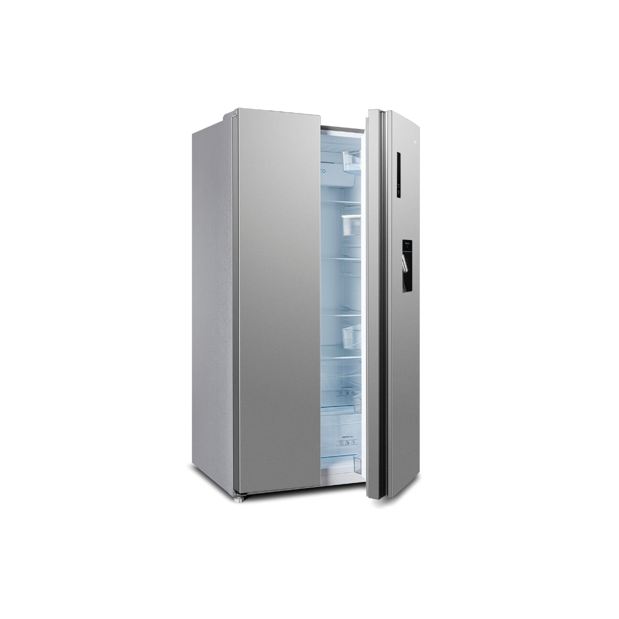 CHiQ 559L Side By Side Fridge VCM Silver CSS557NSD4E