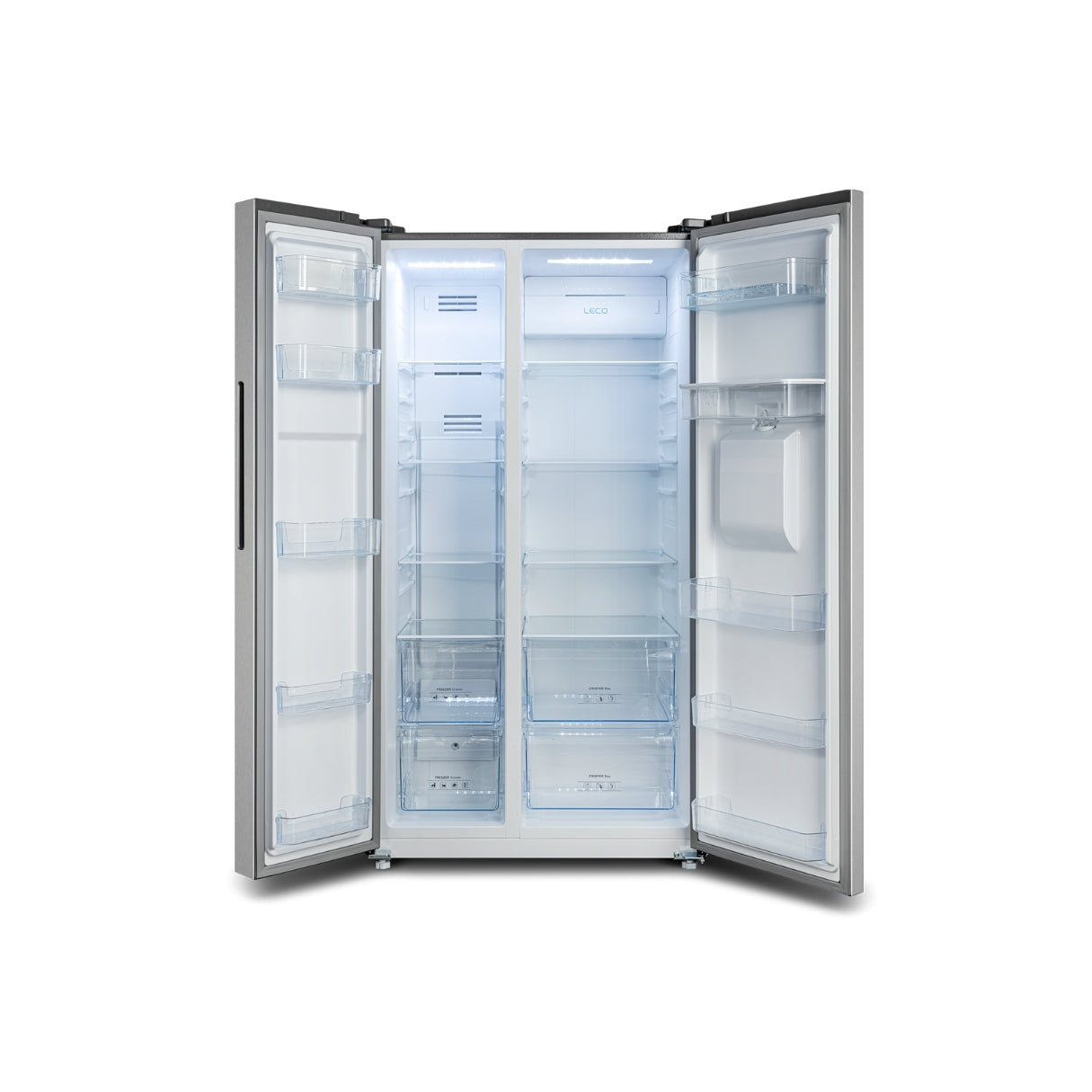 CHiQ 559L Side By Side Fridge VCM Silver CSS557NSD4E