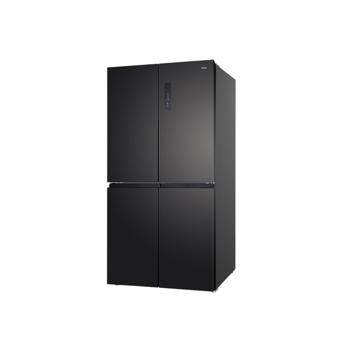 CHiQ 601L Quad Door Fridge Black Steel CCD601NBS