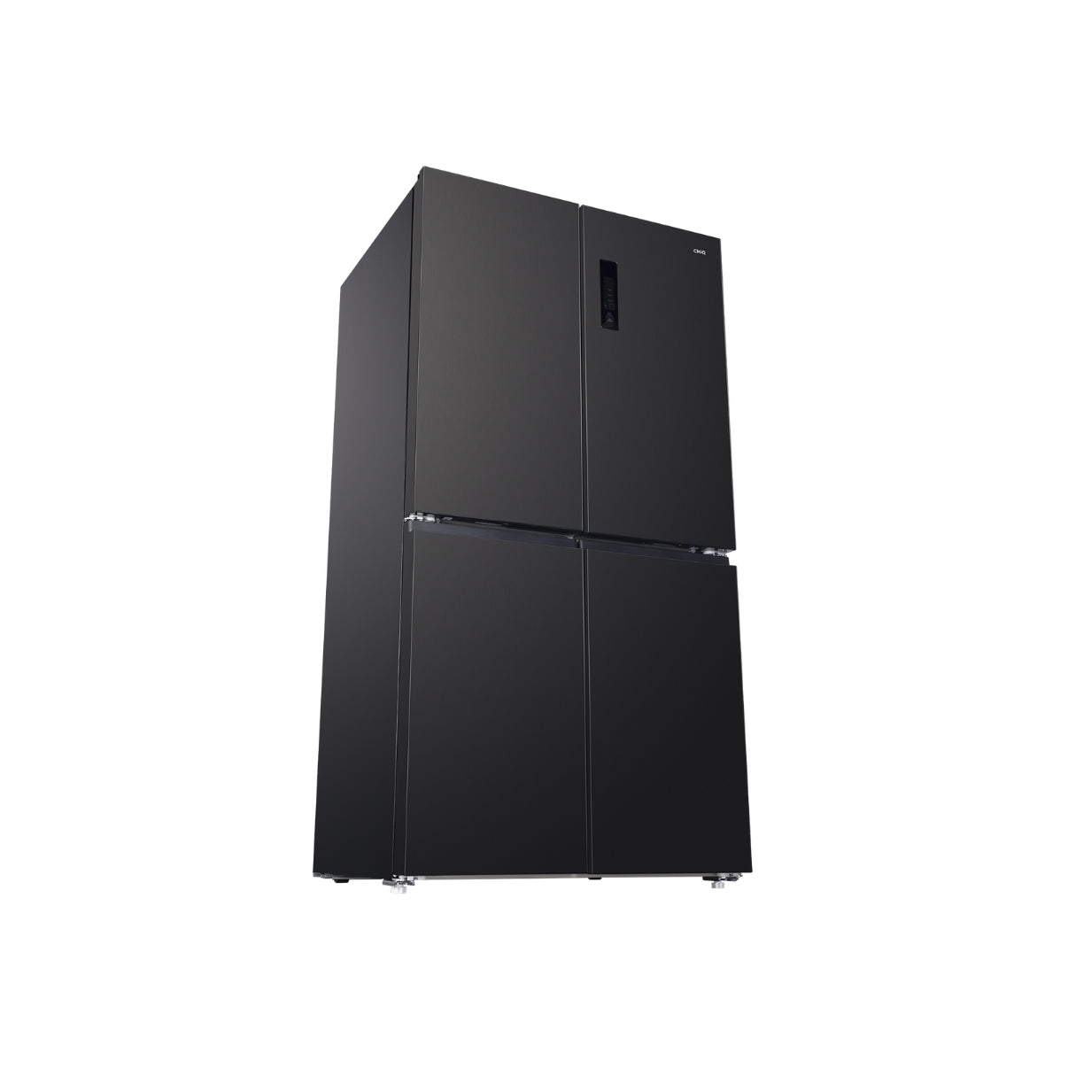CHiQ 601L Quad Door Fridge Black Steel CCD601NBS