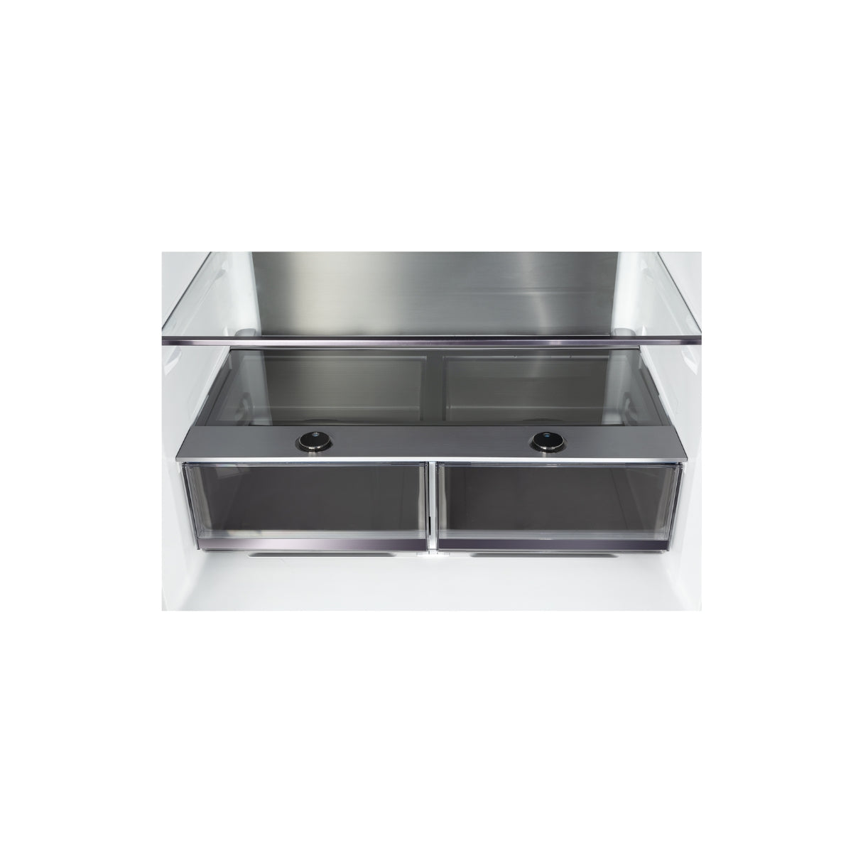 CHiQ 601L Quad Door Fridge Black Steel CCD601NBS
