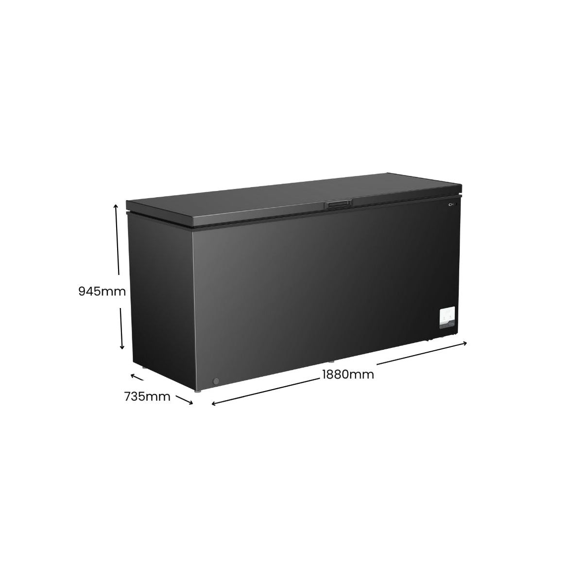 CHiQ 700L Hybrid Chest Freezer Black CCF699BE - image 2