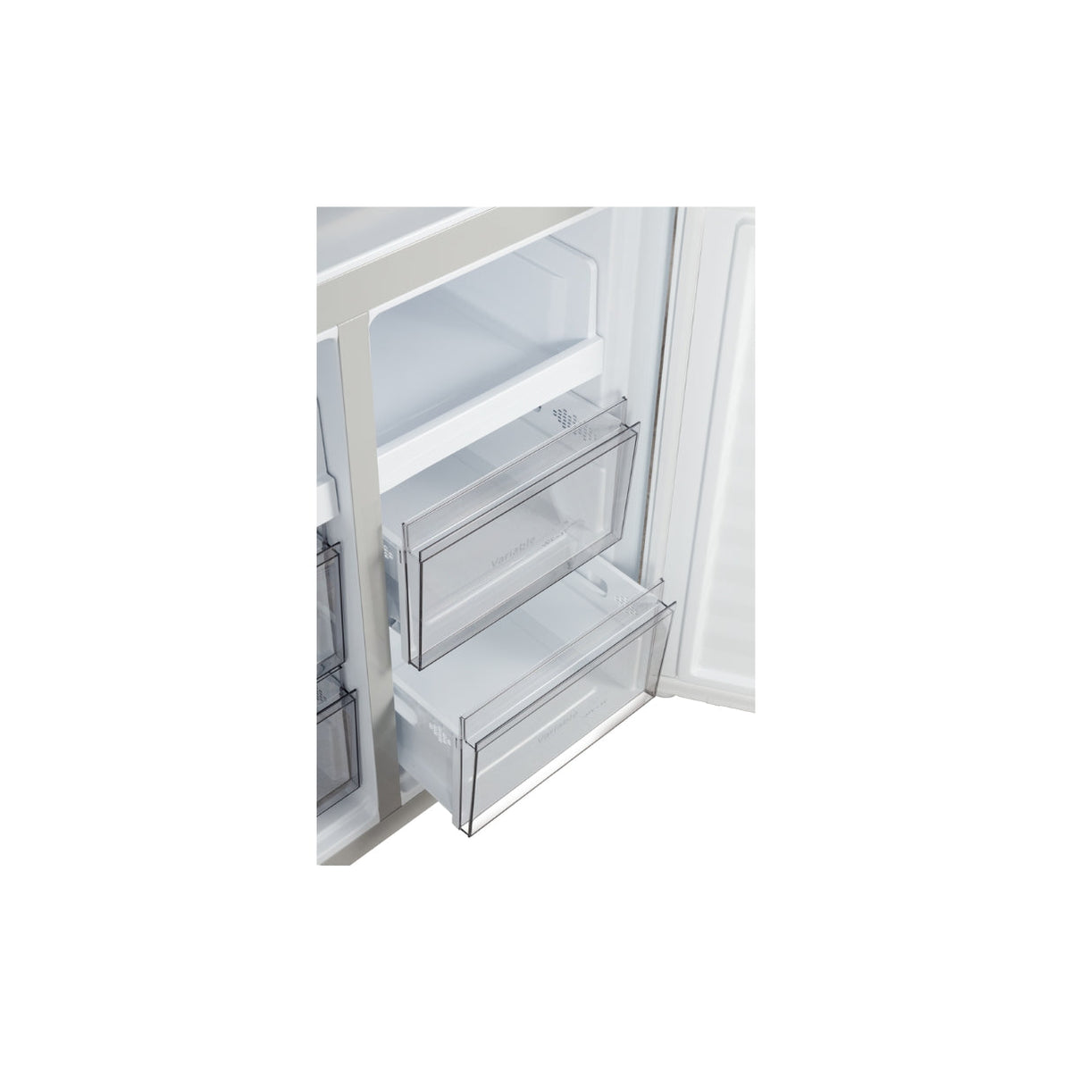 CHiQ 601L Quad Door Fridge White Steel CCD598NWS