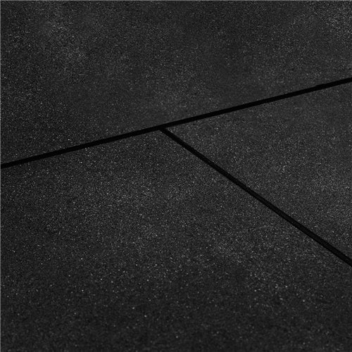 CORTEX 10mm Commercial Bevelled Edge Rubber Gym Tile Mat (1m x 1m) - Set of 25