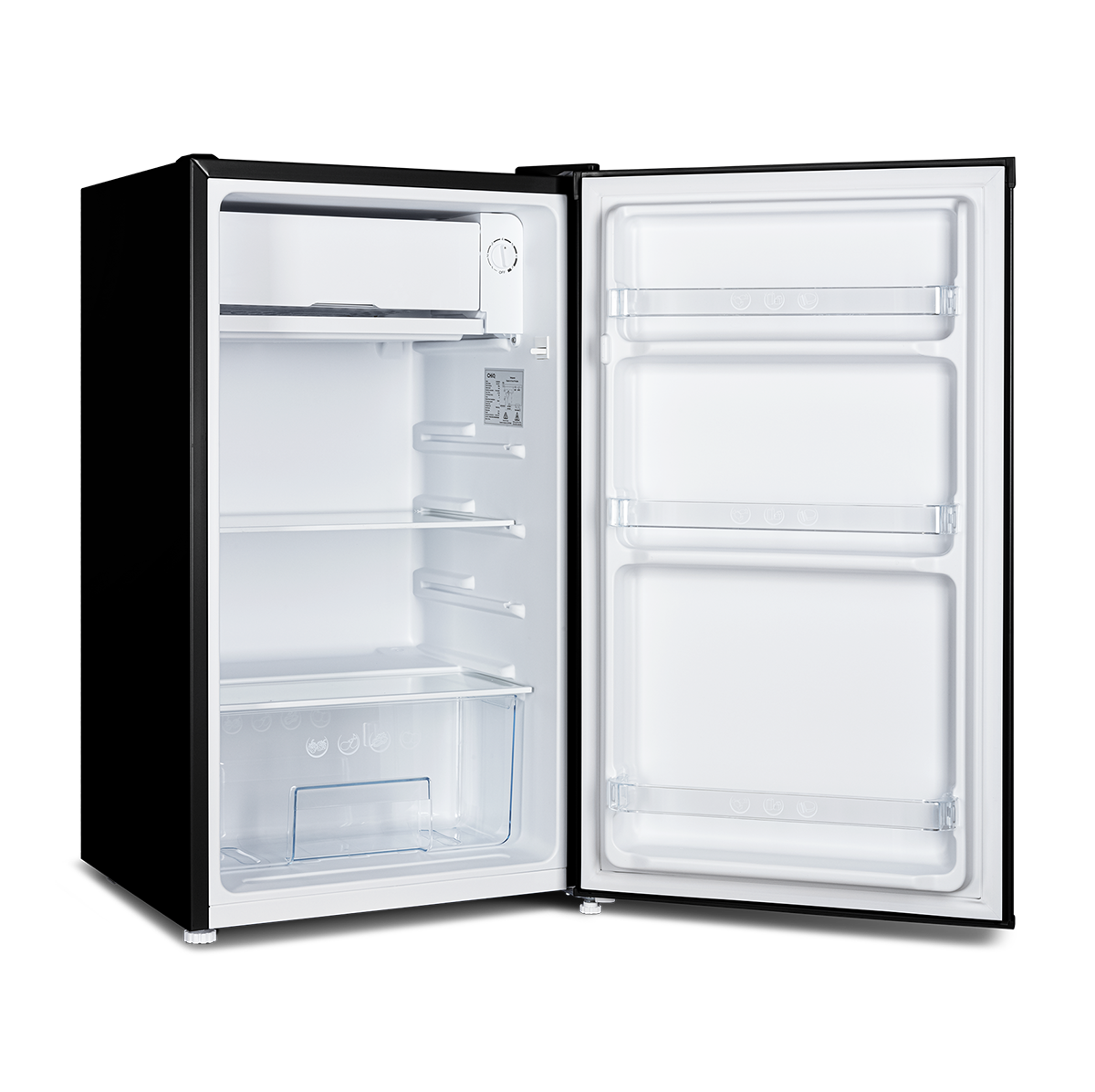 CHiQ 90L Single Door Bar Fridge Black CSR089DB