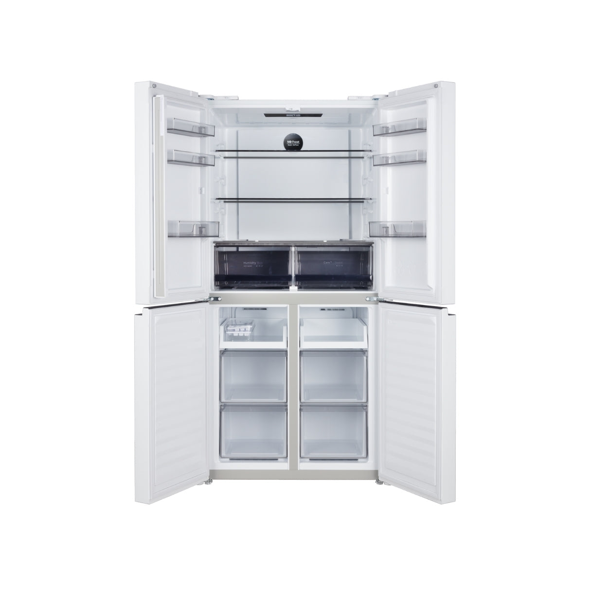 CHiQ 503L Quad Door Fridge White Steel CCD499NWS