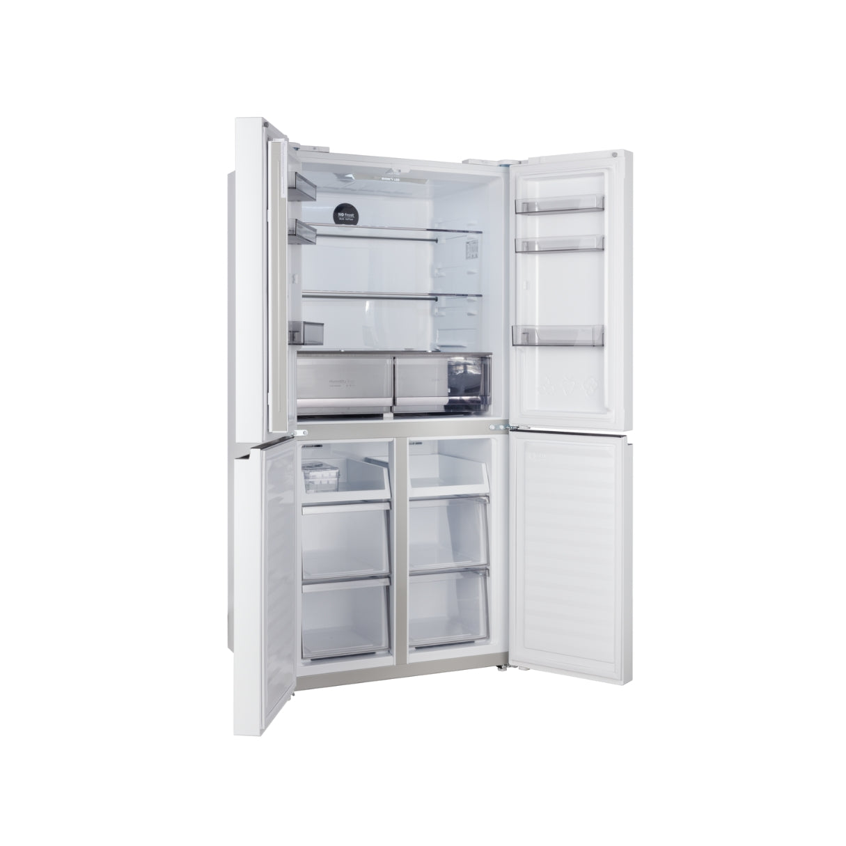 CHiQ 503L Quad Door Fridge White Steel CCD499NWS