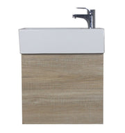 Slimline Wall Hung Vanity Light Oak