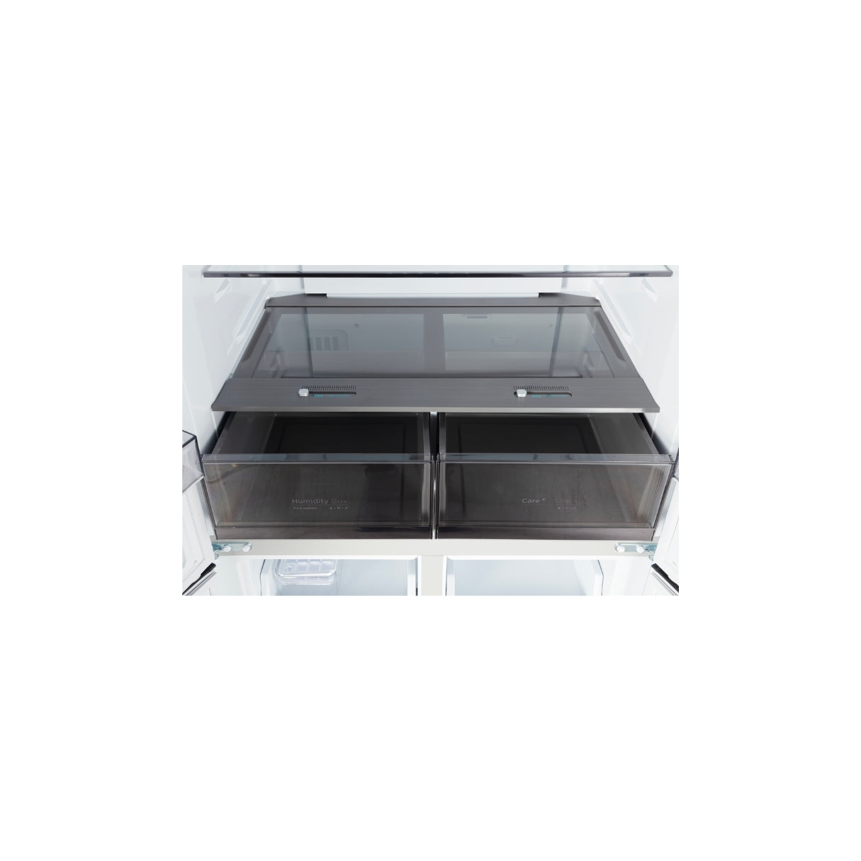 CHiQ 503L Quad Door Fridge White Steel CCD499NWS