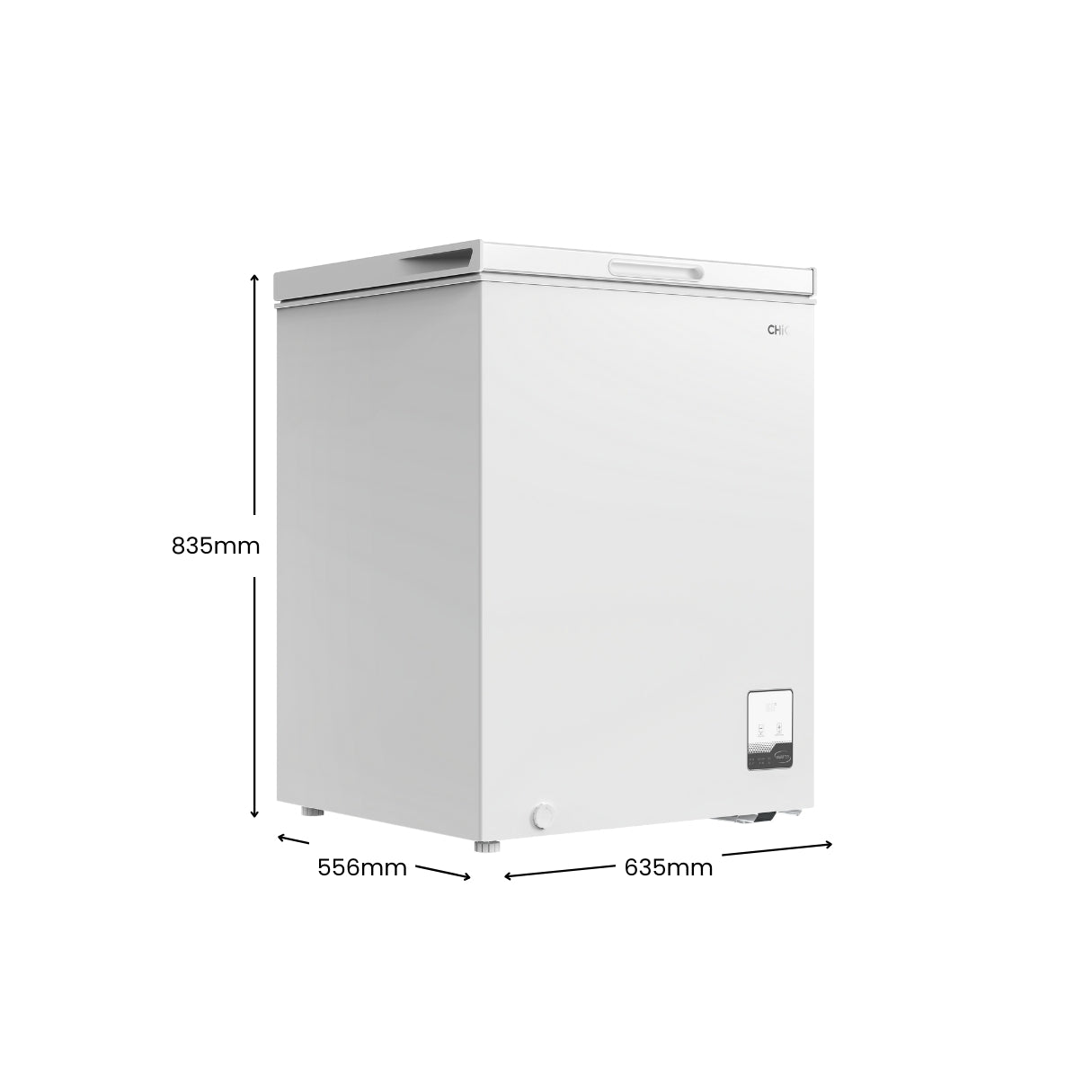 CHiQ 142L Hybrid Chest Freezer White CCF142WE