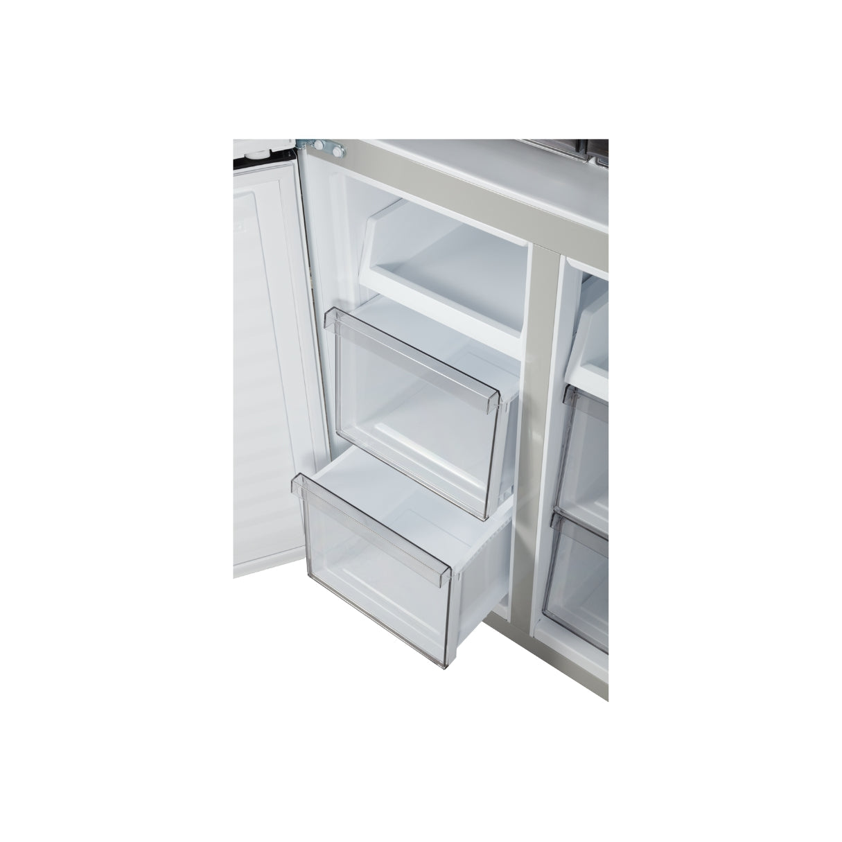 CHiQ 503L Quad Door Fridge White Steel CCD499NWS