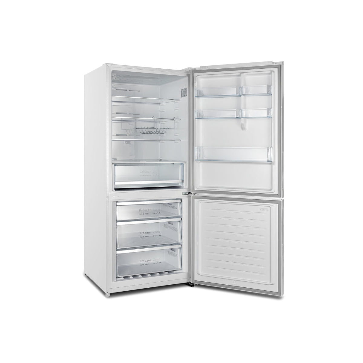 CHiQ 396L Bottom Mount Fridge White CBM396NW3