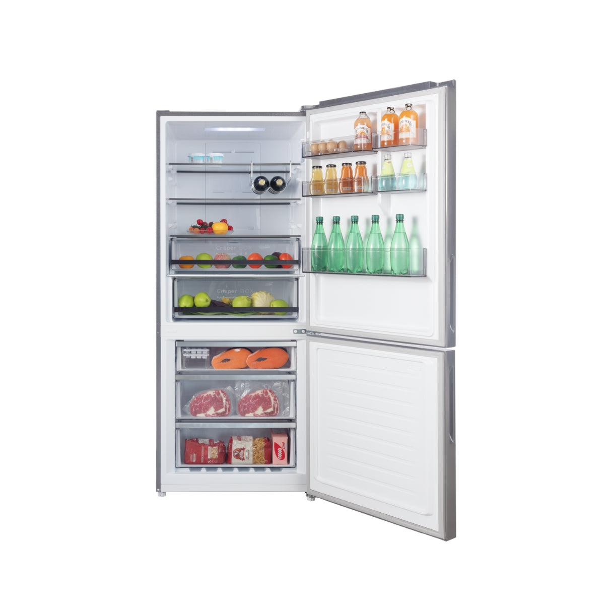 CHiQ 396L Bottom Mount Fridge Stainless Steel CBM394NSS6E