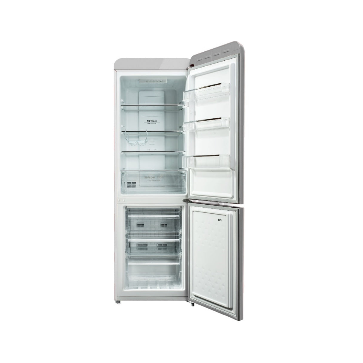 CHiQ 231L Bottom Mount Retro Fridge White CRBM227NW3