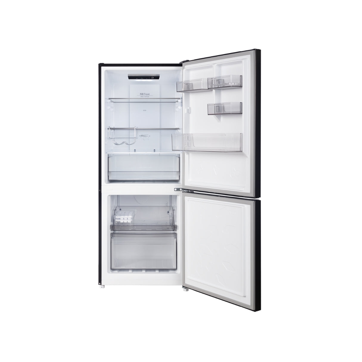 CHiQ 283L Bottom Mount Fridge Black Steel CBM282NBS5E