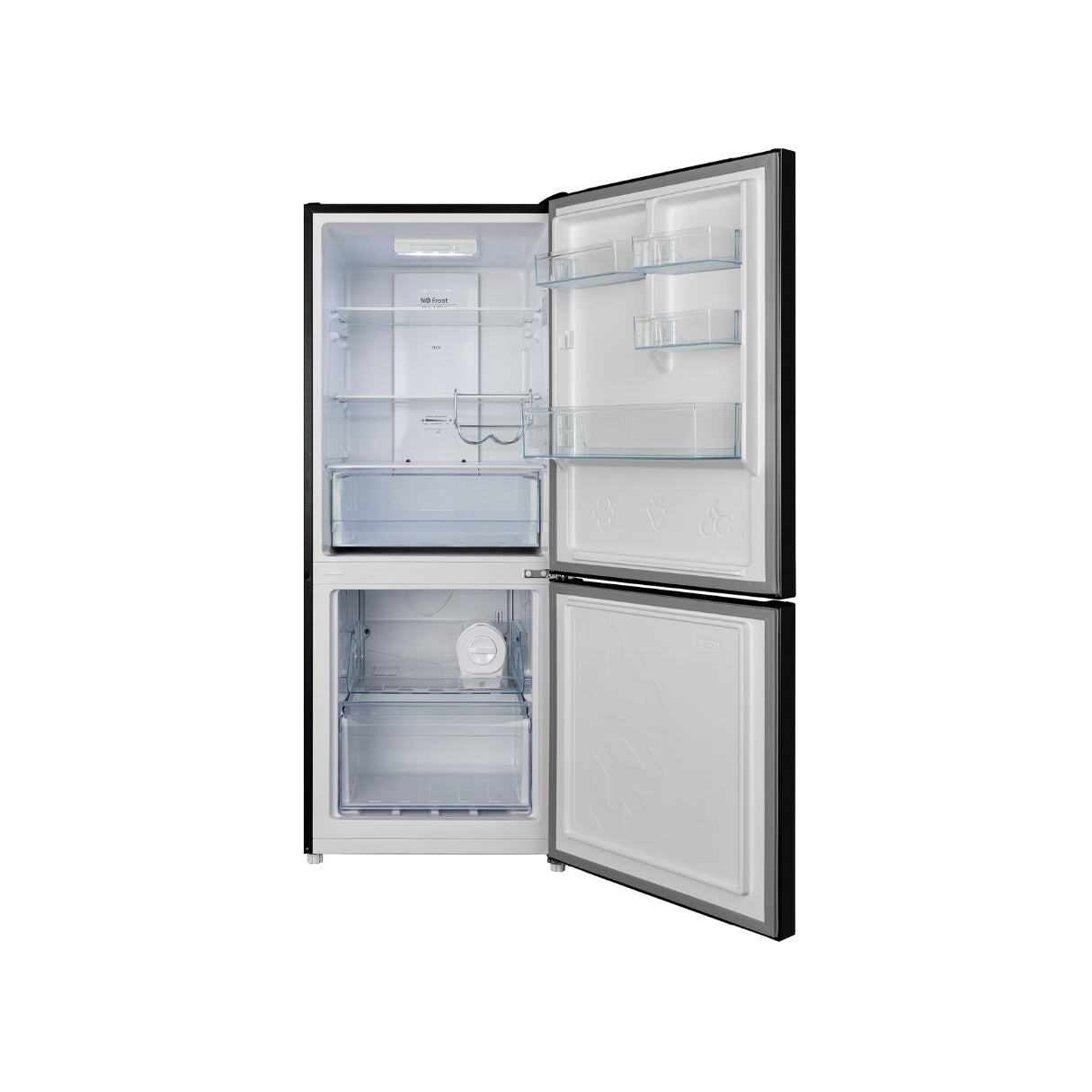 CHiQ 283L Bottom Mount Fridge Black CBM280NB3
