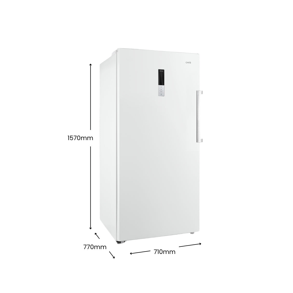 CHiQ 311L Hybrid Vertical Freezer White CSH311NWL3