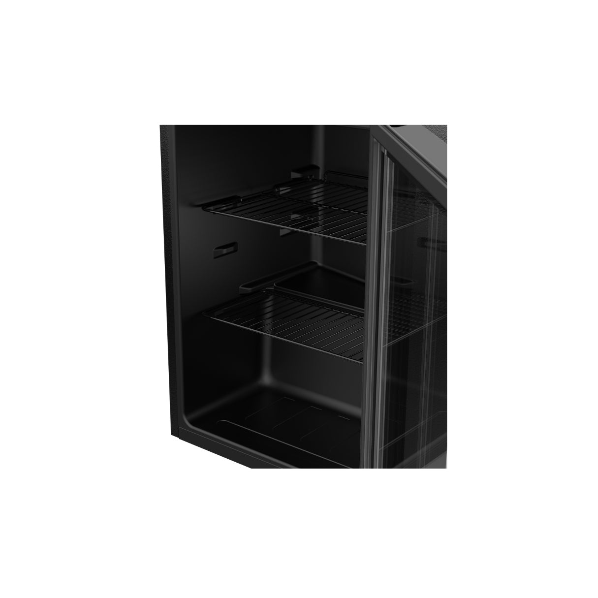 CHiQ 64L Beverage Centre Glass Door With Black Frame CBC064BG