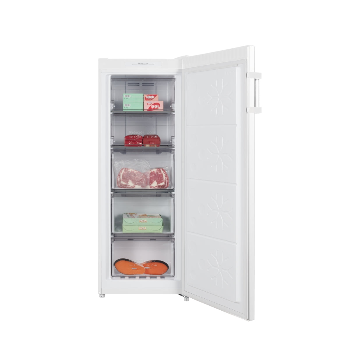 CHiQ 166L Hybrid Vertical Freezer White CSH166NW
