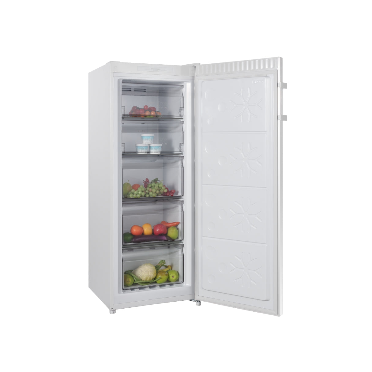 CHiQ 166L Hybrid Vertical Freezer White CSH166NW