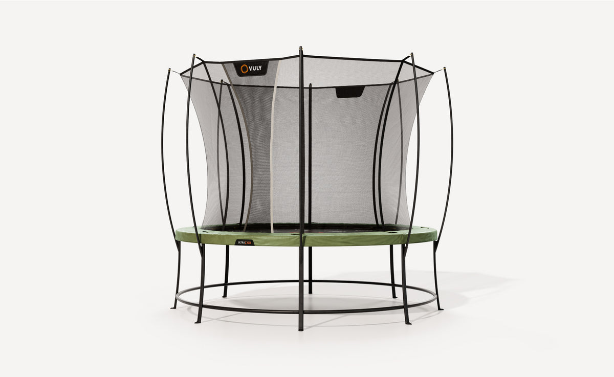 Vuly Ultra 2 Pro Trampoline in backyard