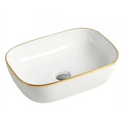 OSTAR Basin White/Gold Edge 460 x 320