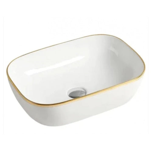 OSTAR Basin White/Gold Edge 460 x 320