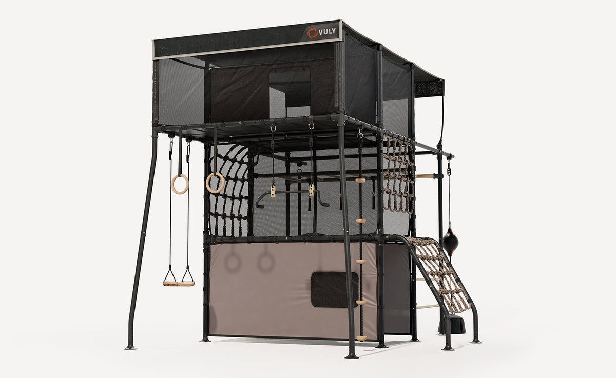 Vuly Quest 2.1 Treehouse in backyard