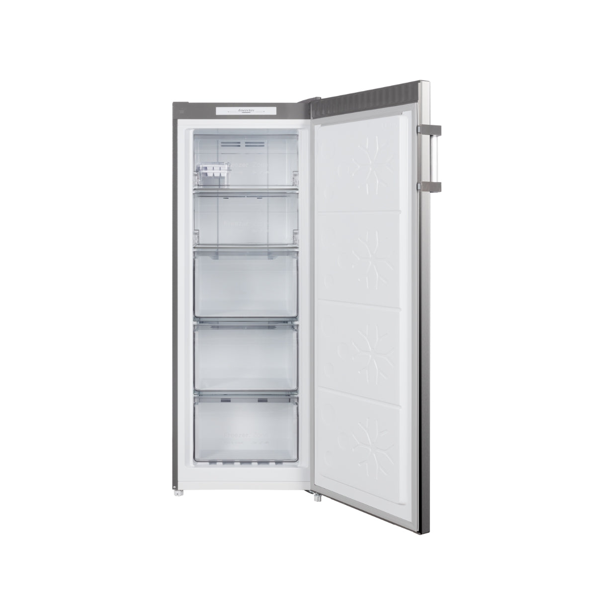 CHiQ 166L Hybrid Vertical Freezer Stainless Steel CSH165NSS