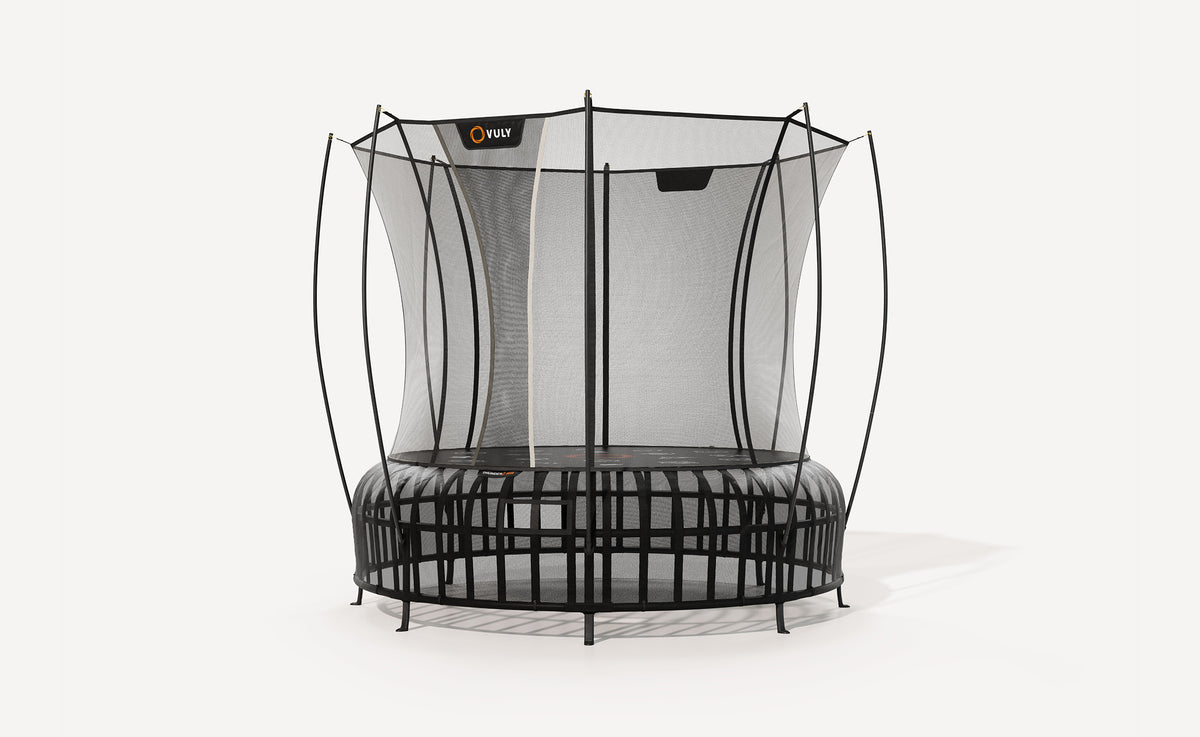 Vuly Thunder 2 Pro Trampoline in backyard