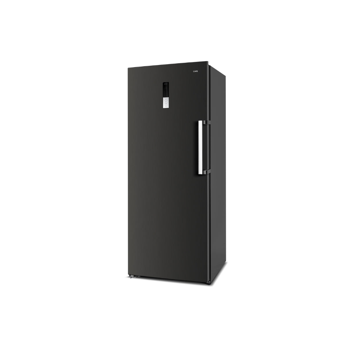 CHiQ 380L Hybrid Vertical Freezer Left Hinge Black Steel