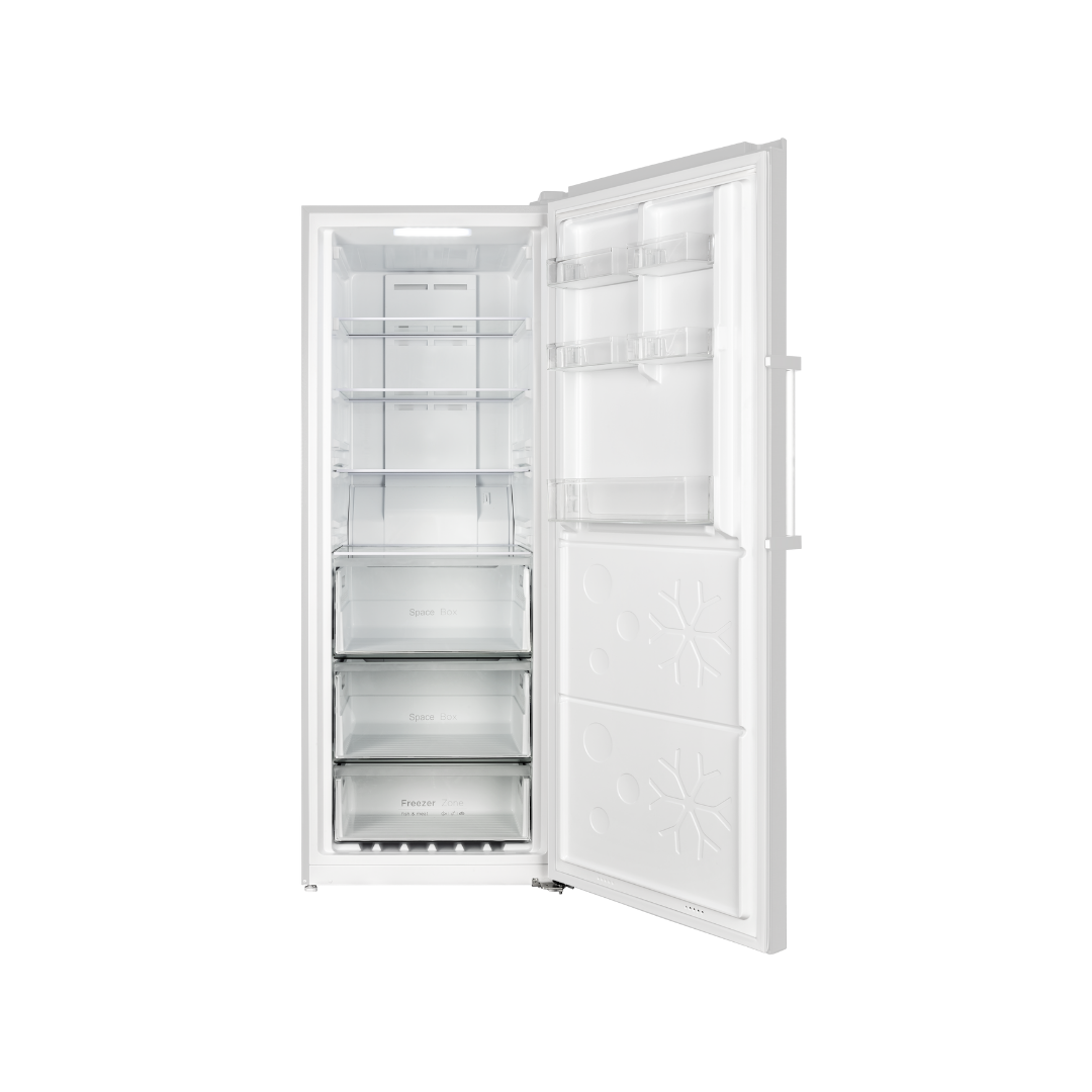CHiQ 380L Hybrid Vertical Freezer Right Hinge White