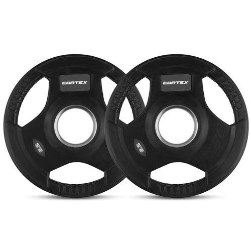 CORTEX 2.5kg Tri-Grip 50mm Olympic Plates (Pair)