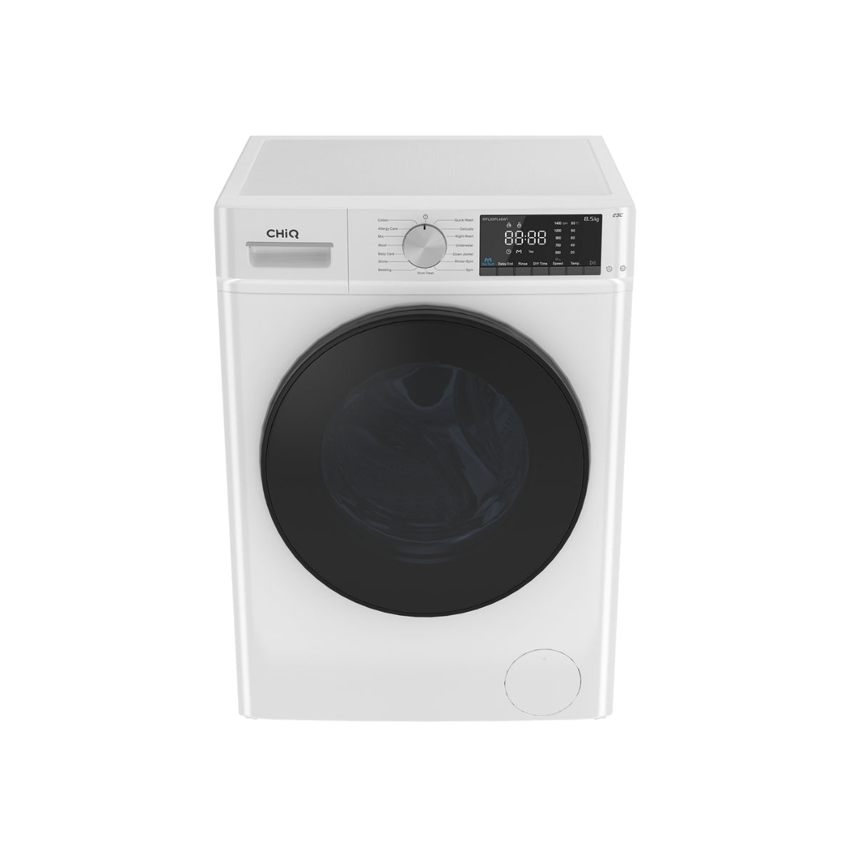 CHiQ 8.5kg Front Load Washer White