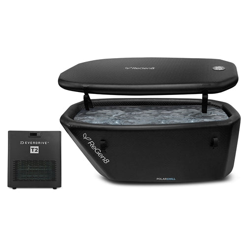 ReGen8 PolarChill Cold Plunge Ice Bath with T2 Chiller Unit