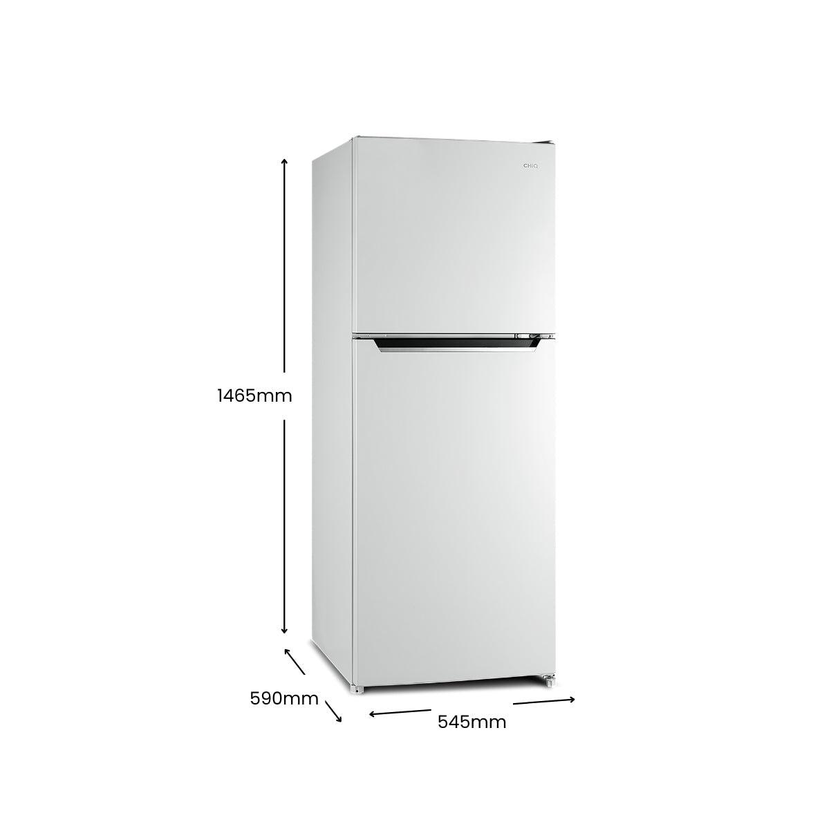 CHiQ 202L Top Mount Fridge White CTM202NW3
