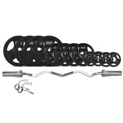 CORTEX 40kg Tri-Grip V2 50mm Olympic Curl Bar Set