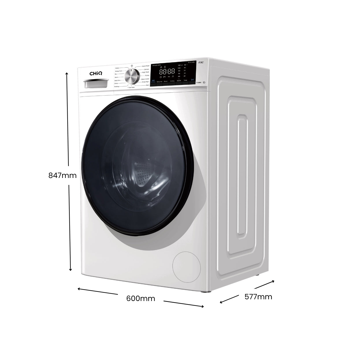 CHiQ 8.5Kg Washer & Dryer Combo White