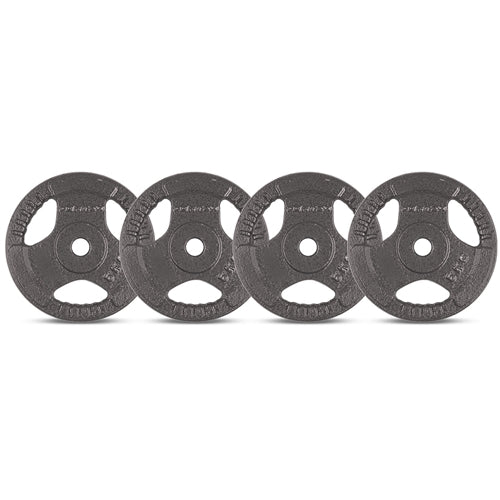 CORTEX 5kg Tri-Grip Standard Plates 25mm (Set of 4)