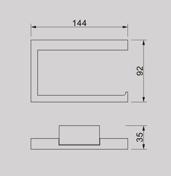 ACQUA Toilet Roll Holder