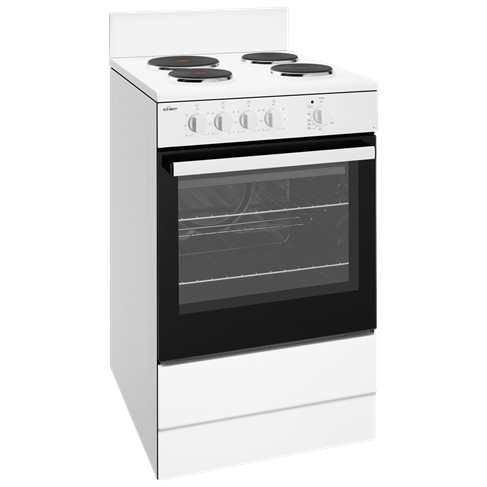 CHEF 54CM ELECTRIC FREESTANDING COOKER WHITE CFE532WB