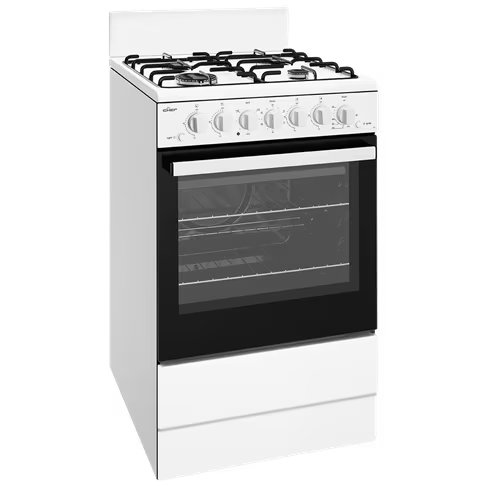 Chef 54cm Gas Conventional White Freestanding Oven CFG504WCH