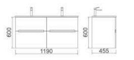 BELLA Wall Hung Vanity