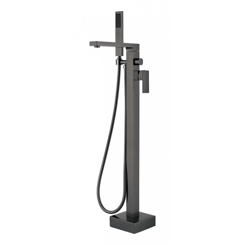 BGM672 Gun Metal Free Standing Bath Spout
