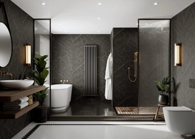 Black Sensation Wet Wall Panel