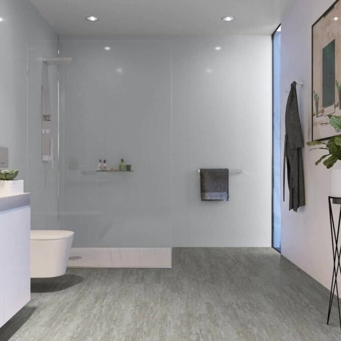 Blanco bathroom wall panel installation