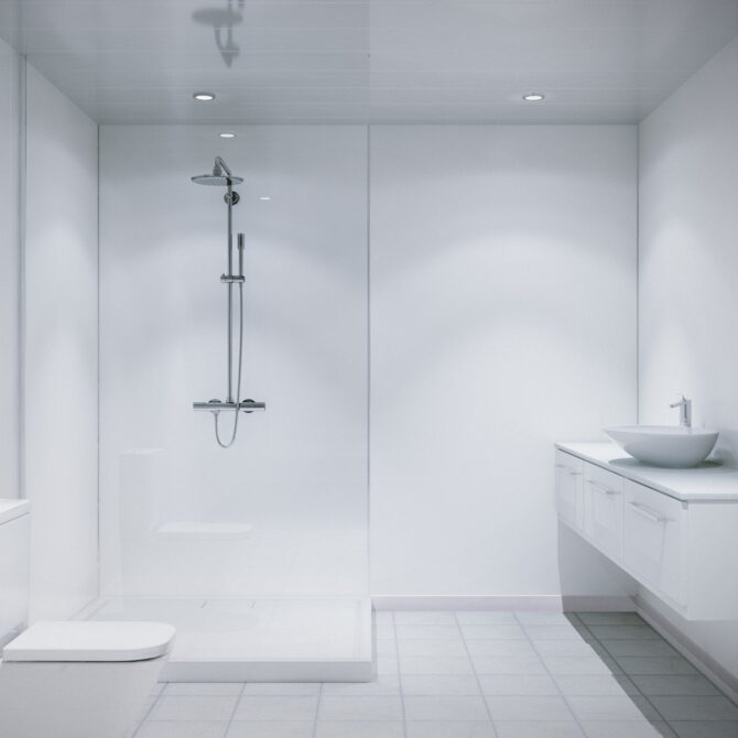 Blanco wall panels for showers