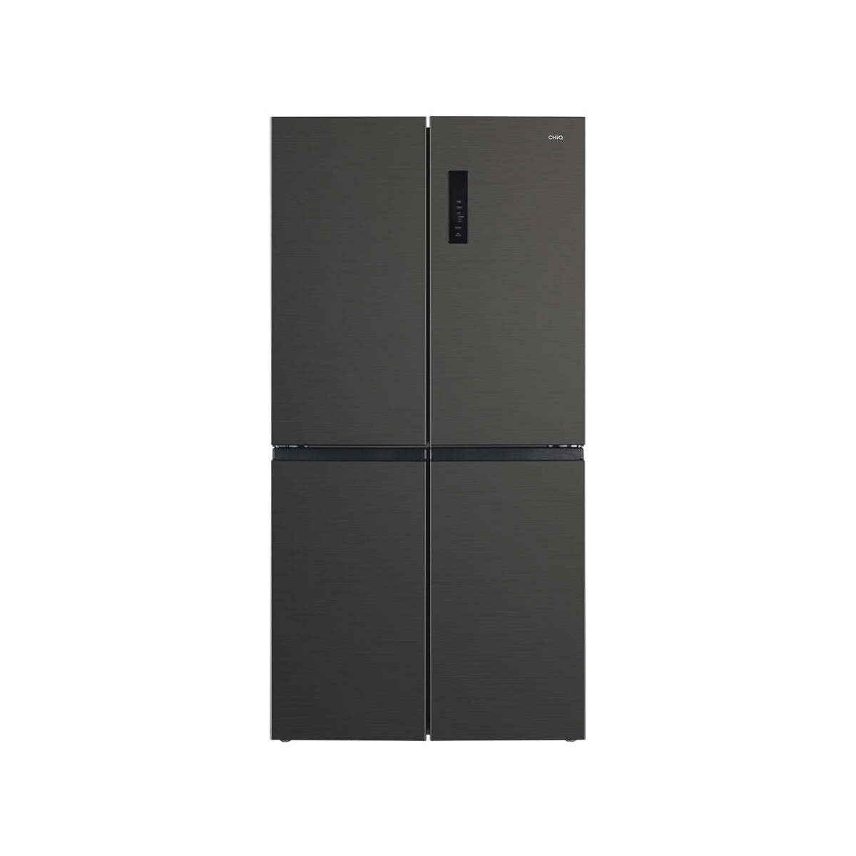 CHiQ 503L Quad Door Fridge Black Steel CCD502NBS