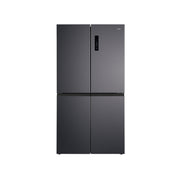 CHiQ 601L Quad Door Fridge Black Steel CCD601NBS